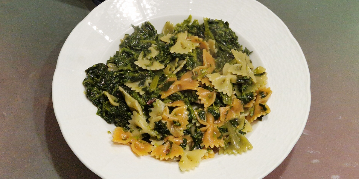 Farfalle Tricolore alle cime di rapa